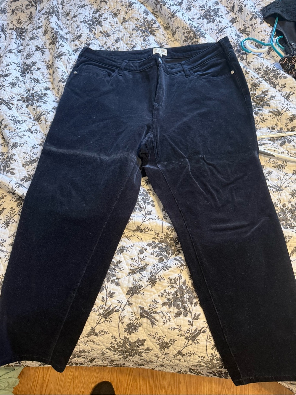Pilcro Navy Corduroy skinny Jeans